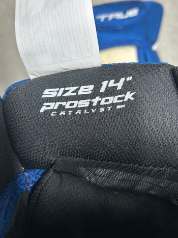 14” True Catalyst 9X Pro Stock Hockey Gloves Toronto Maple Leafs (New)