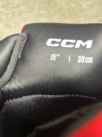 15” CCM Pro Stock NCAA Hockey Gloves (New)