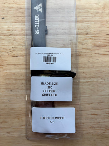 Size 280mm True Shift DLC BlackSteel Used QMJHL Pro Stock Steel (Blade/Runner)