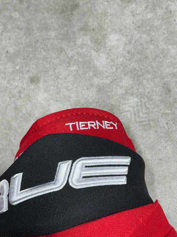 14” True Catalyst 9X Pro Stock Hockey Gloves New Jersey Devils  Chris Tierney (New)