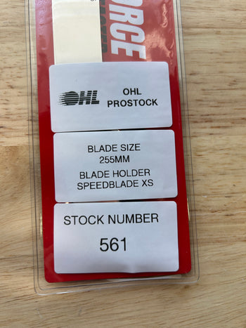 255mm BladeTech (Fits CCM XS) Step Black Steel Equivalent OHL  Pro Stock
