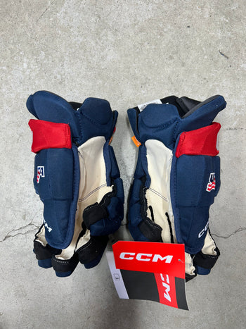 14” CCM Pro Stock Team USA Olympics Hockey Gloves (New)