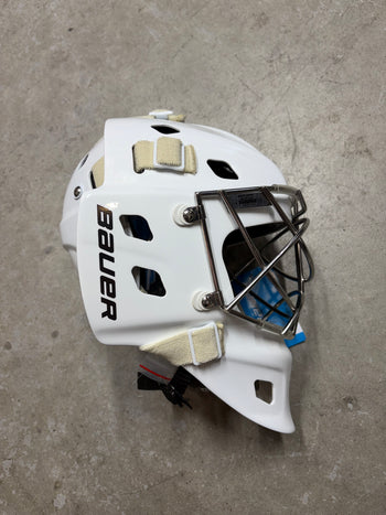 Small Bauer NME One NCAA Pro Stock Goalie Helmet (New)