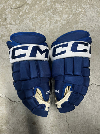 13” CCM HG97 Toronto Maple Leafs Hockey Gloves (New)