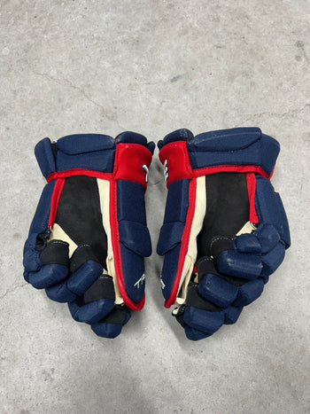 14” True Catalyst 9X Pro Stock Hockey Gloves Columbus Blue Jackets ( New)