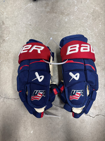 14” Bauer Mach Gloves Team USA Pro Stock (New)