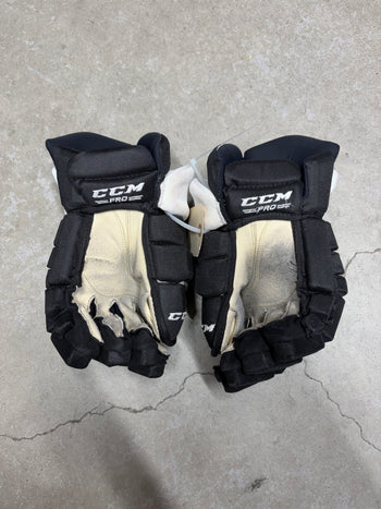 15” CCM HGTK Hockey Gloves (New) Pittsburgh Penguin Pro Stock