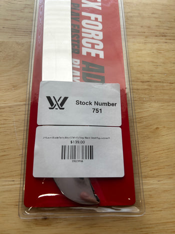 215 mm BladeTech (Fits CCM XS) Step Black Steel Equivalent PWHL Pro Stock