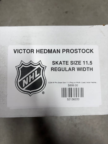 CCM XF Pro Skate Size 11.5 Regular Width (Used) Victor Hedman NHL Pro Stock