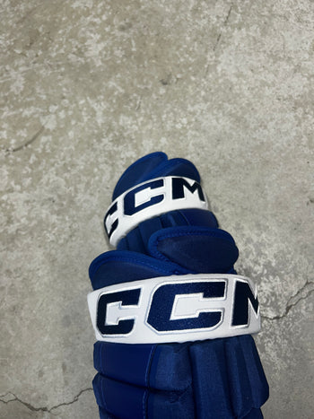 13” CCM HG97 Toronto Maple Leafs Hockey Gloves (New)