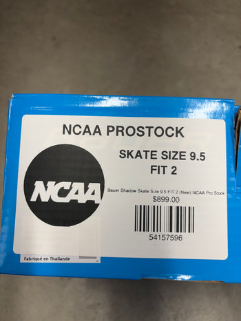 Bauer Shadow Skate Size 9.5 FIT 2 (New) NCAA Pro Stock