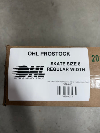 True SVH Custom Pro Skate Size 8 OHL Pro Stock (Like New)