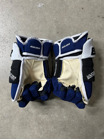 14” Bauer Supreme Ultrasonic Gloves Tampa Bay Lightning NHL Pro Stock