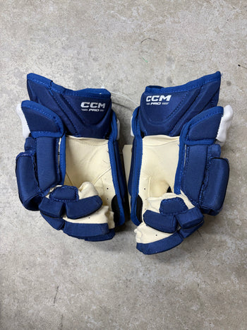 14” CCM Pro Stock NHL Toronto Maple Leafs Hockey Gloves (New)