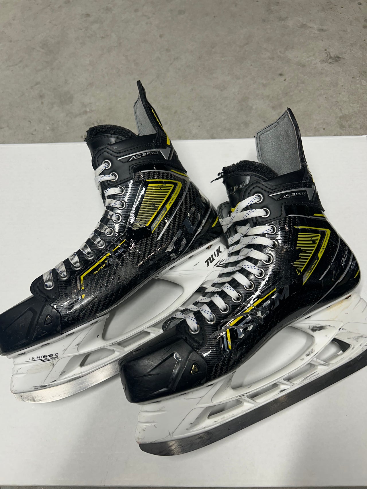 CCM Tacks AS3 Pro Skate Used Size 10.5 Regular Width NHL Pro Stock