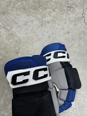 15” CCM HG43PP Tampa Bay Lightning Reverse Retro Gloves Pro Stock New