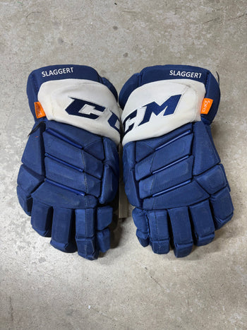 14” CCM Pro Toronto Marlies Pro Stock Gloves (Used)