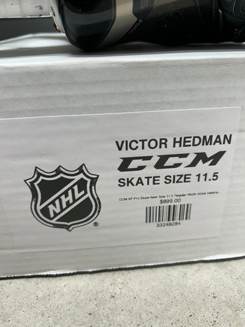 CCM XF Pro Skate Used Size 11.5 Regular Width Victor Hedman NHL Pro Stock