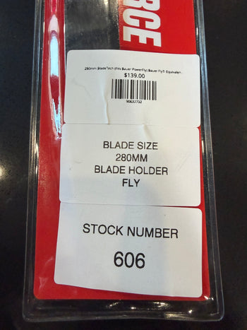 280mm BladeTech (Fits Bauer PowerFly) Bauer FlyTi Equivalent Vancouver Canucks Pro Stock