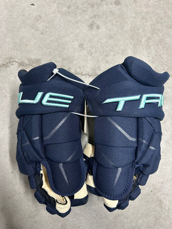 13.5” True Catalyst 9X Pro Stock Hockey Gloves Seattle Kraken ￼ (New)
