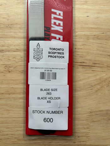 263mm BladeTech (Fits CCM XS) Step Black Steel Equivalent PWHL Pro Stock