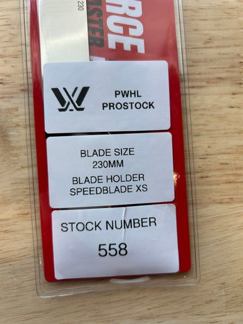 230mm BladeTech (Fits CCM XS) Step Black Steel Equivalent PWHL Pro Stock (Copy)