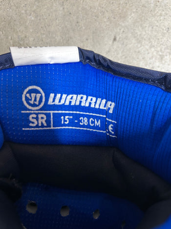 15” Warrior Covert Pro QRE Hockey Gloves (New) Montreal Canadiens NHL Pro Stock
