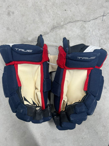 14” True Catalyst 9X Pro Stock Hockey Gloves Columbus blue jackets ( New)