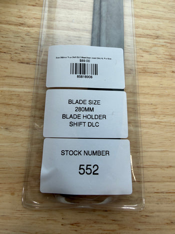 Size 280mm True Shift DLC BlackSteel Used QMJHL Pro Stock Steel (Blade/Runner)