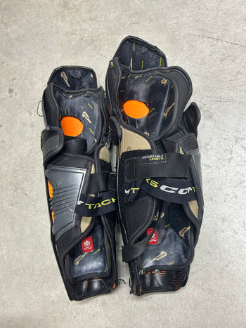 16” Senior CCM Tacks AS-V Pro Shin Guards (Used) Pro Stock