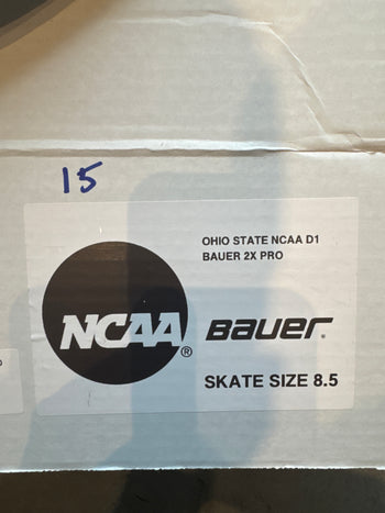 Bauer Vapor 2X Pro Skate Size 9.5 Used Regular Width Ohio State Pro Stock