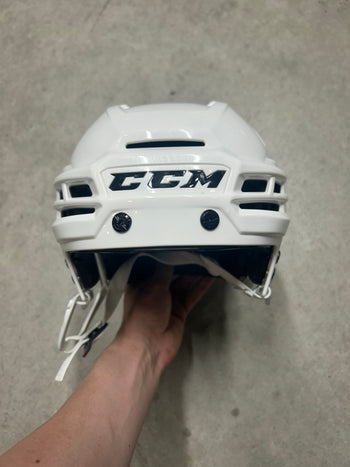 Small CCM Tacks X Carolina Hurricanes Pro Stock Helmet New
