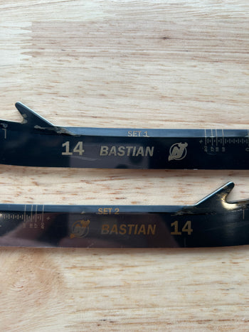 296mm Bauer FLY-TI Used (Like New) NHL New Jersey Devils Nathan Bastian Pro Stock (Blade/Runner)