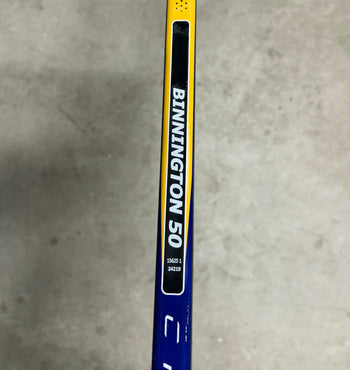 Left Hand 25.5” True 9X3 Catalyst JORDAN BINNINGTON Pro Stock NHL Goalie Stick