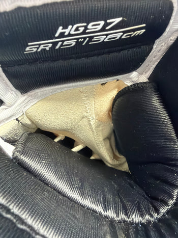 15” CCM HG 97 Tampa Bay Lighting Hockey Gloves (New) NHL Prostock
