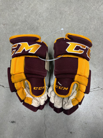 14” CCM HG 97 Arizona Sun Devils￼Hockey Gloves Used