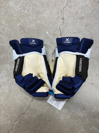 15” Bauer Vapor Hyperlite Gloves Tampa Bay Lighting (New)