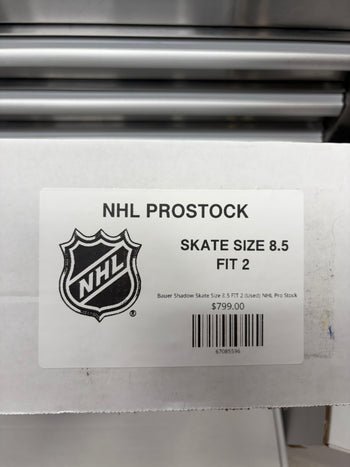 Bauer Shadow Skate Size 8.5 FIT 2 (Used) NHL Pro Stock