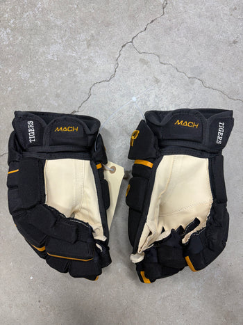 15” Bauer Mach Gloves NCAA Colorado College ￼ Pro Stock New