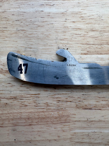 288mm Bauer LS Pulse  SS NHL Pro Stock Used Steel (Blade/Runner)