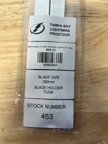 280mm Bauer LS Pulse Tampa Bay Lightning Pro Stock (Blade/Runner) (Used)