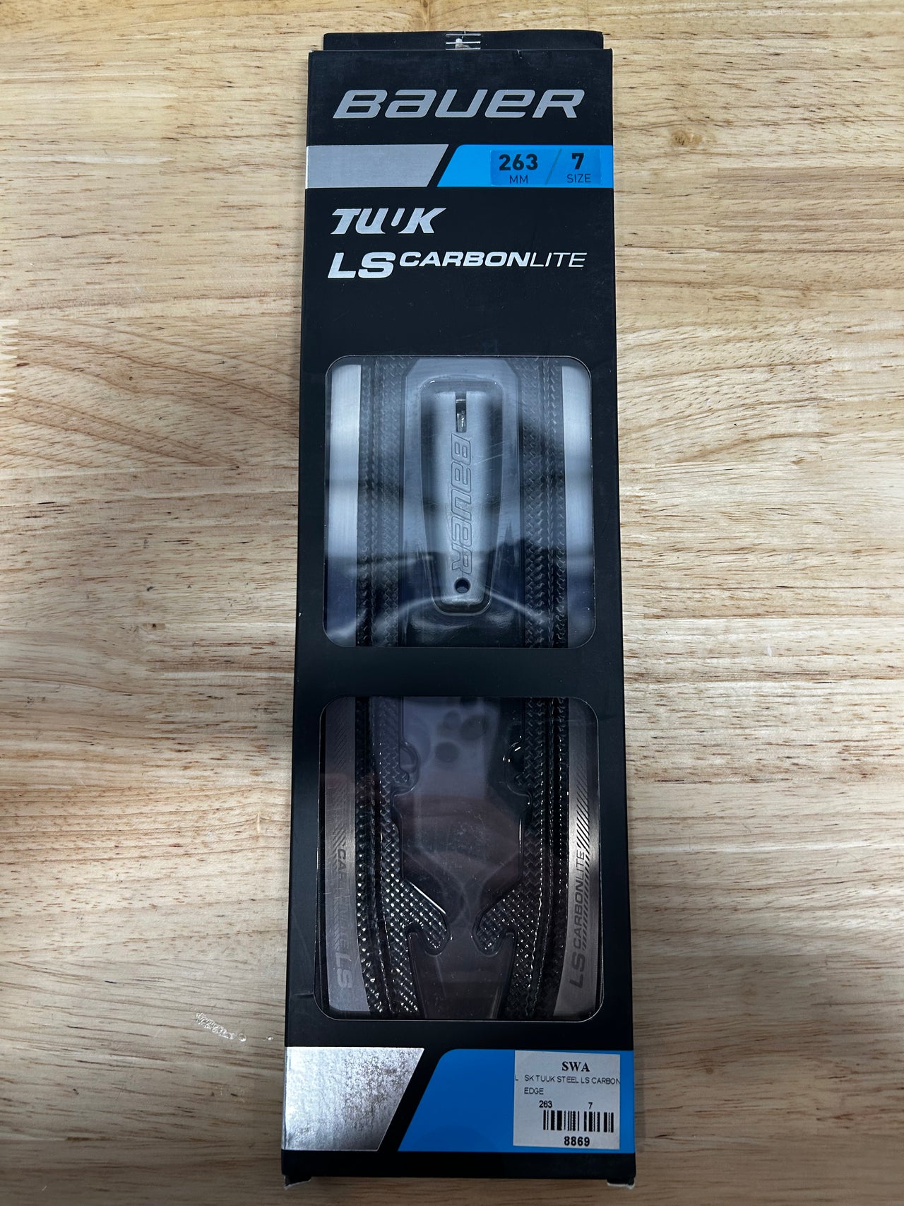 263mm Bauer TUUK LS Carbon Lite New Nashville Predators NHL Pro Stock (Blade/Runner)