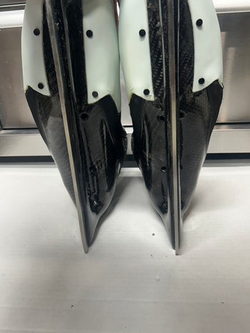 True SVH One Piece Custom Pro Goalie Skate Size 11 Regular Width Connor Hellebuyck Pro Stock (Like New)