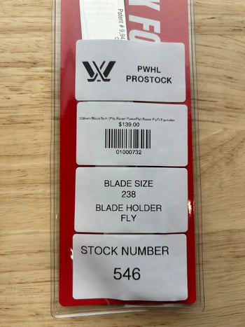 238mm BladeTech (Fits Bauer PowerFly) Bauer FlyTi Equivalent PWHL Pro Stock