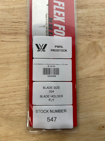 254mm BladeTech (Fits Bauer PowerFly) Bauer FlyTi Equivalent PWHL Pro Stock