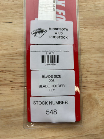 296mm BladeTech (Fits Bauer PowerFly) Bauer FlyTi Equivalent Minnesota Wild Pro Stock