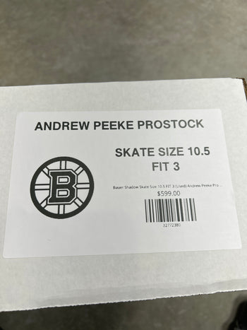 Bauer Shadow Skate Size 10.5 FIT 3 (Used) Andrew Peeke Pro Stock
