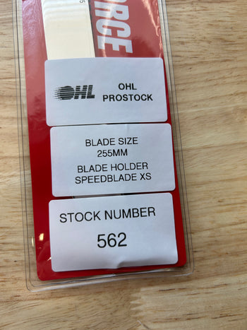 255mm BladeTech (Fits CCM XS) Step Black Steel Equivalent OHL  Pro Stock