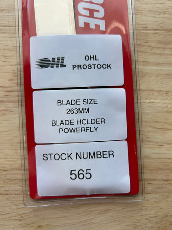 263mm BladeTech (Fits Bauer PowerFly) Bauer FlyTi Equivalent OHL Pro Stock