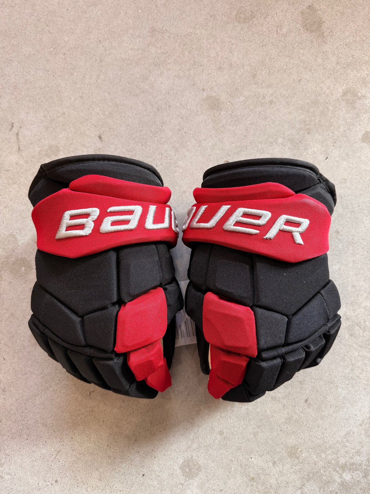 13” Bauer Supreme Ultrasonic Custom Ohio State Buckeyes Hockey Gloves New